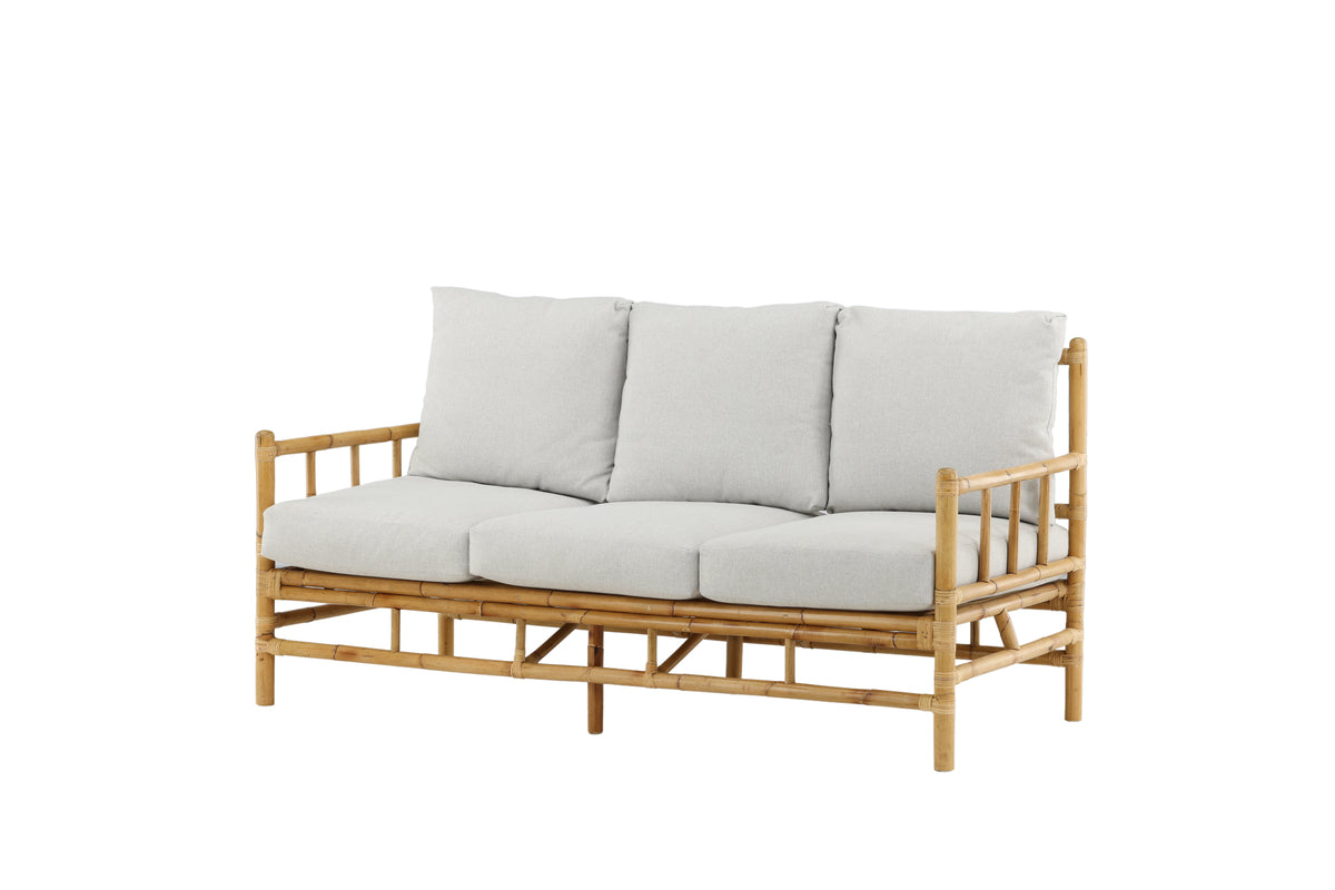 Cane 3-Seat Sofa Nature
