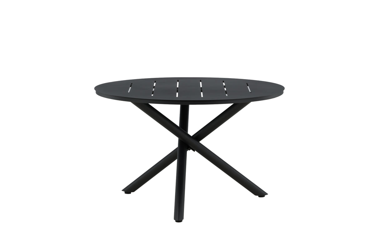 Alma Round Dining Table ⌀120 Black