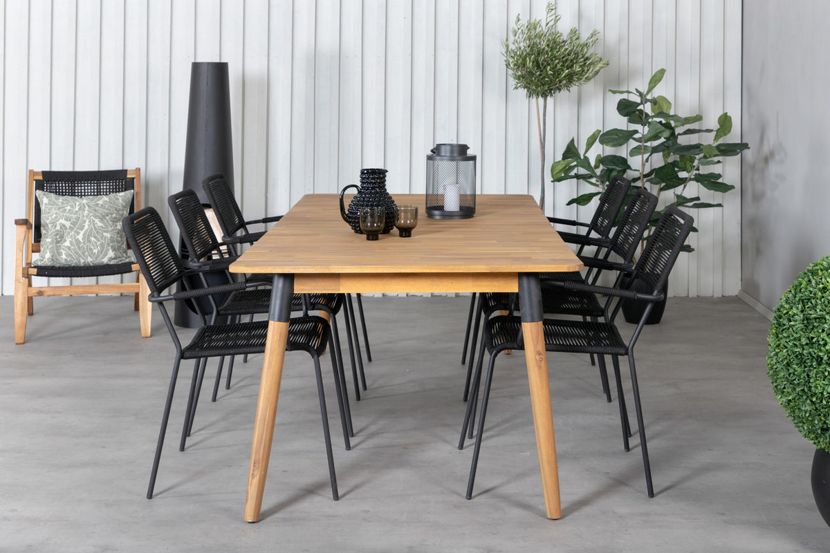 Julian Rectangular Dining Table 210 x 100 Nature