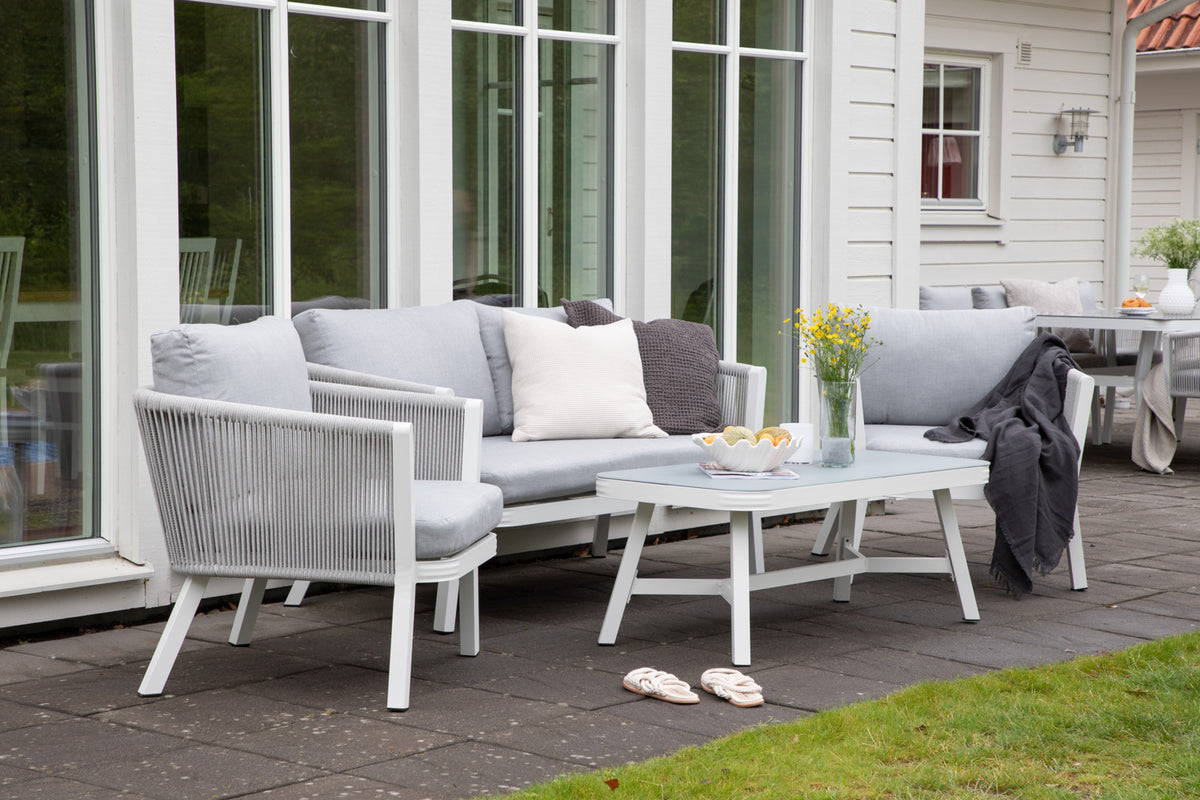 Virya Sofa Set Grey Grey