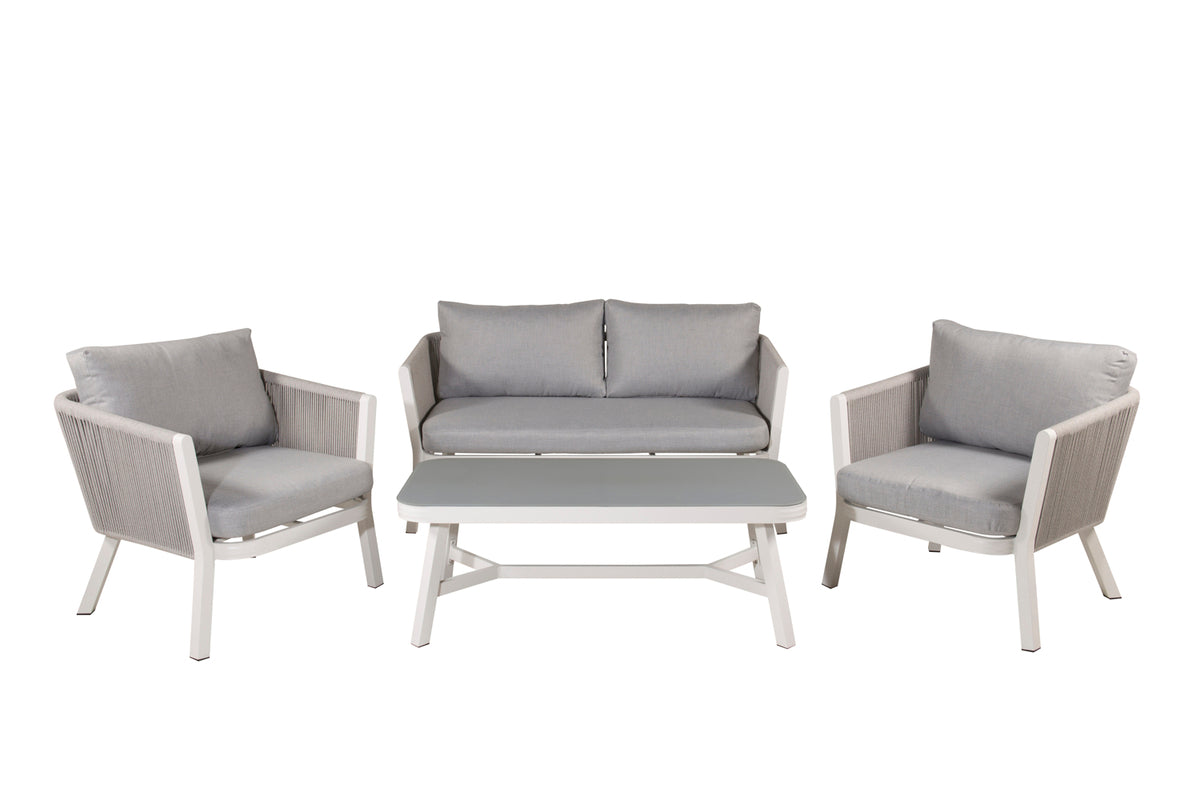 Virya Sofa Set Grey Grey