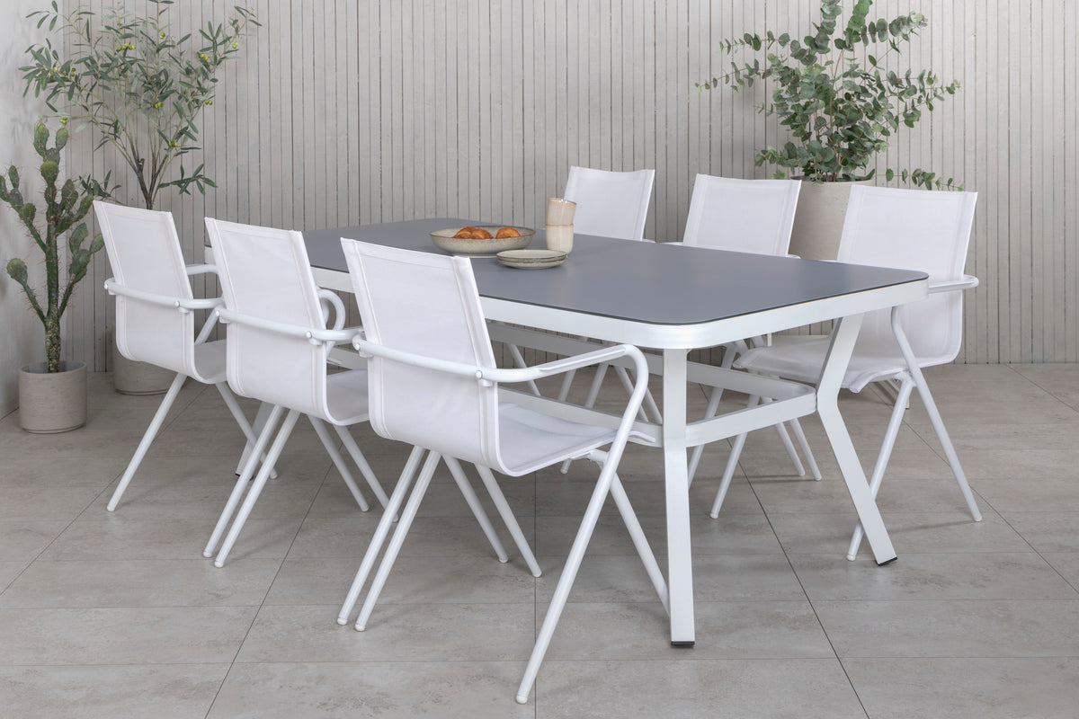 Virya Rectangular Dining Table 200 x 100 White