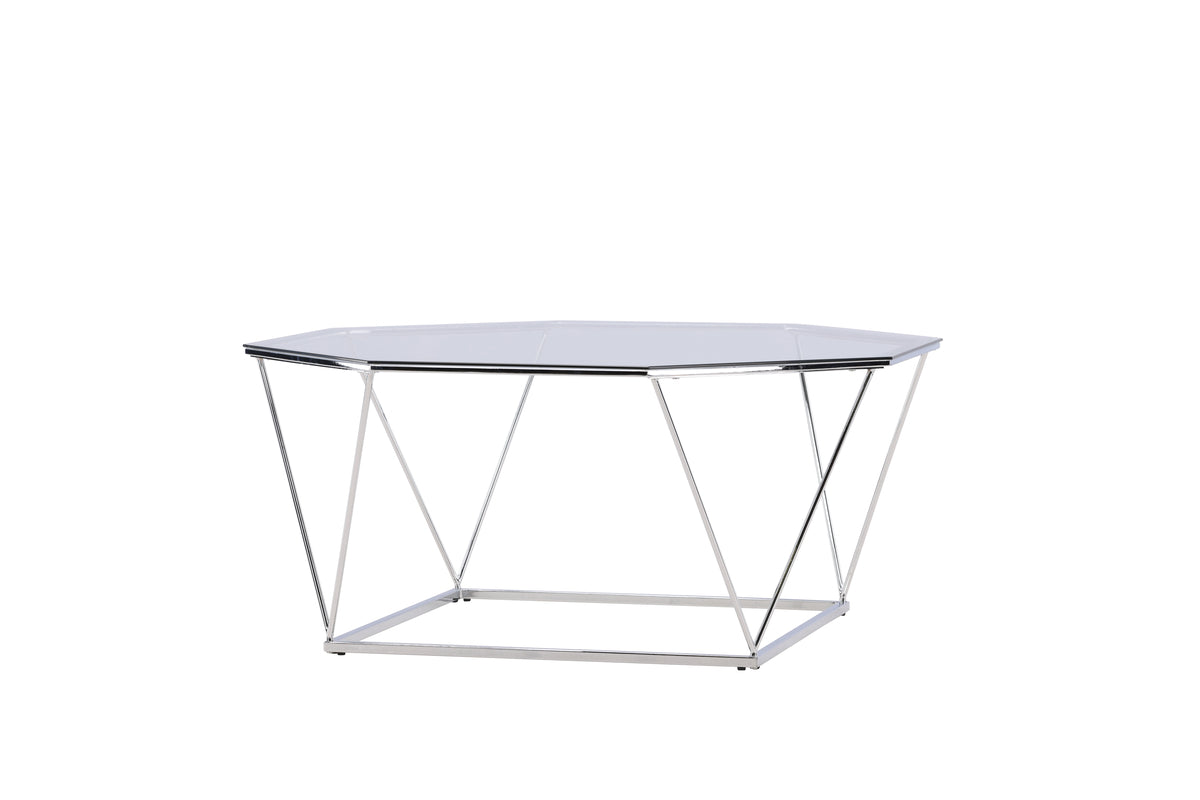 Coffee table ø100 Transparent