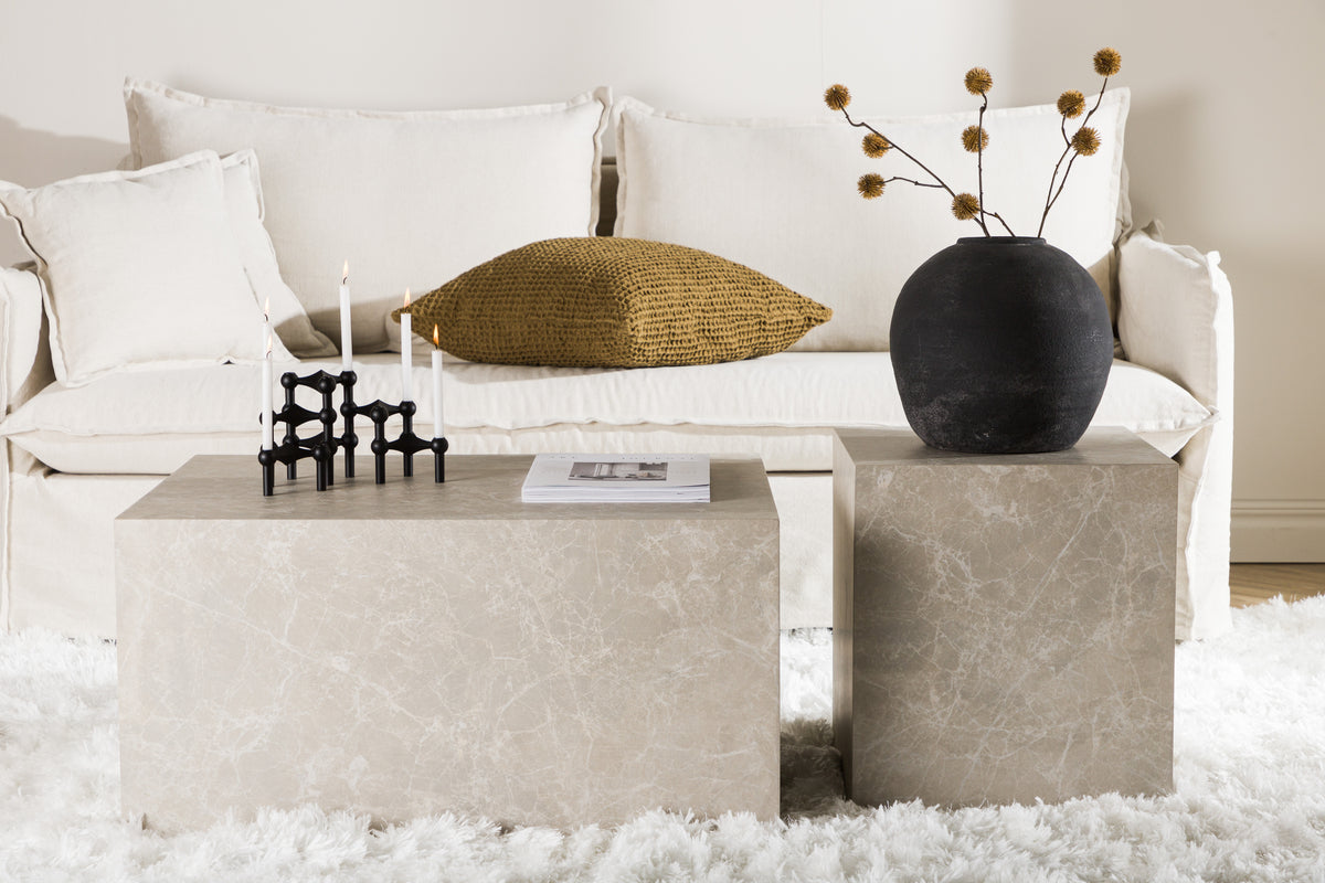 Coffee table 40 x 40 Beige