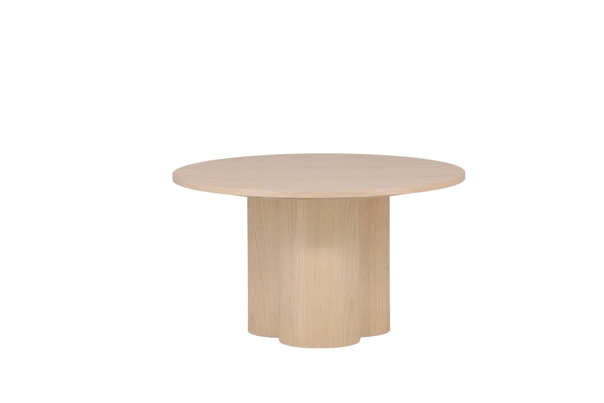 Coffee table ø80 Whitewashed