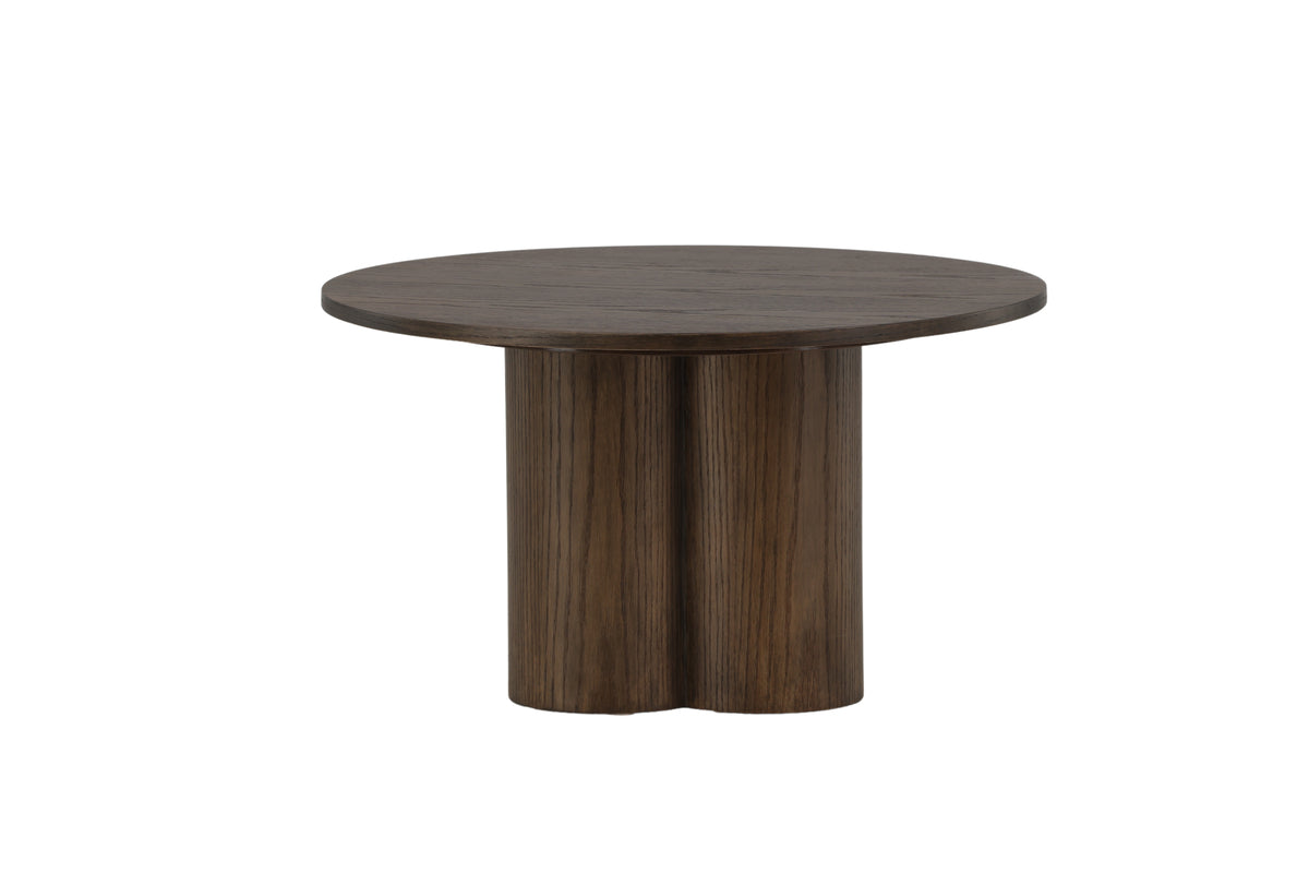 Olivia Sofa Table ⌀80 Mocha