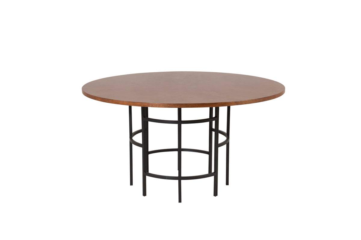 Copenhagen Round Dining Table ⌀140 Brown
