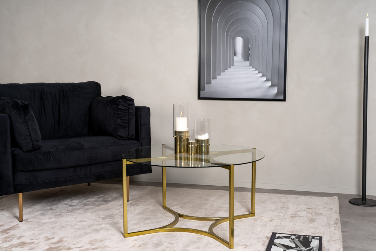 Coffee table ø90 Gold