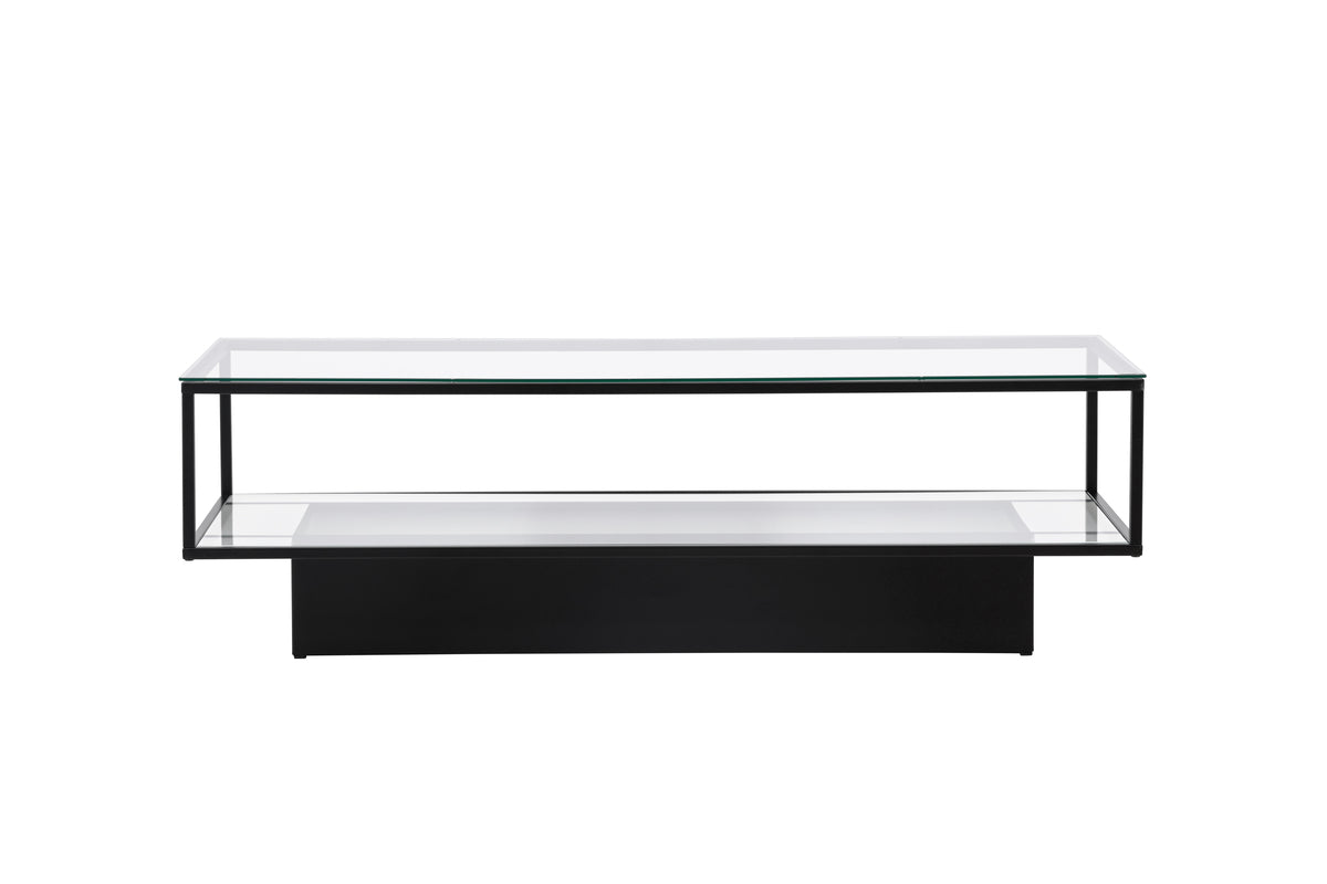 Coffee table 37.5 x 130 x 60 Black