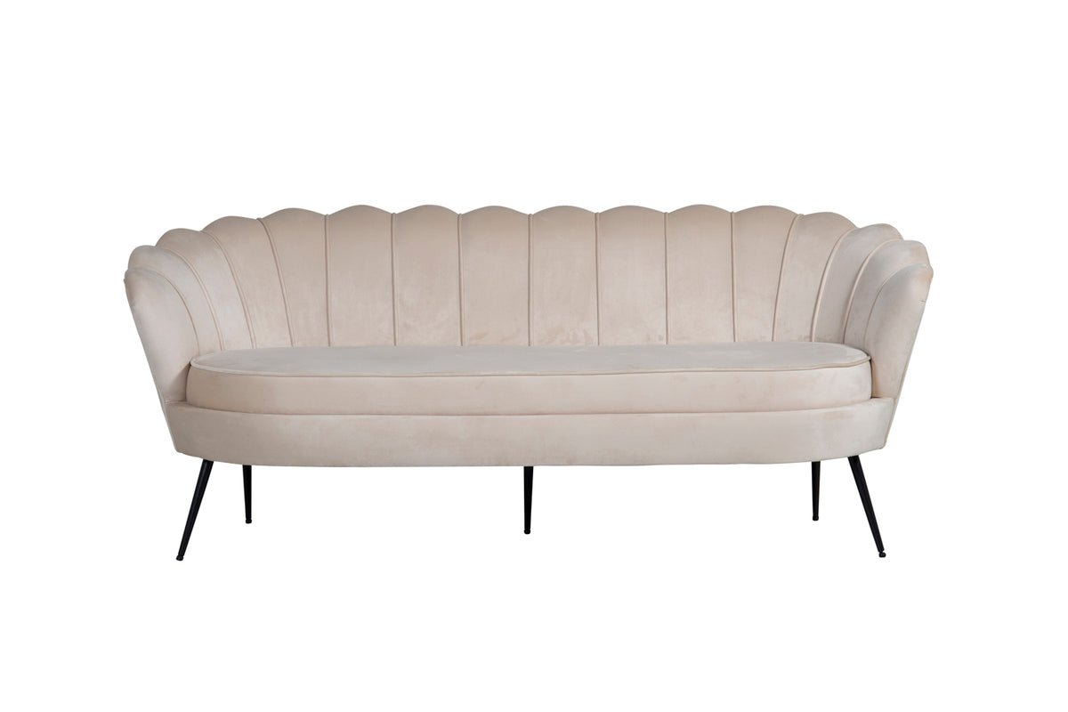 Calais 3-Seat Sofa Beige