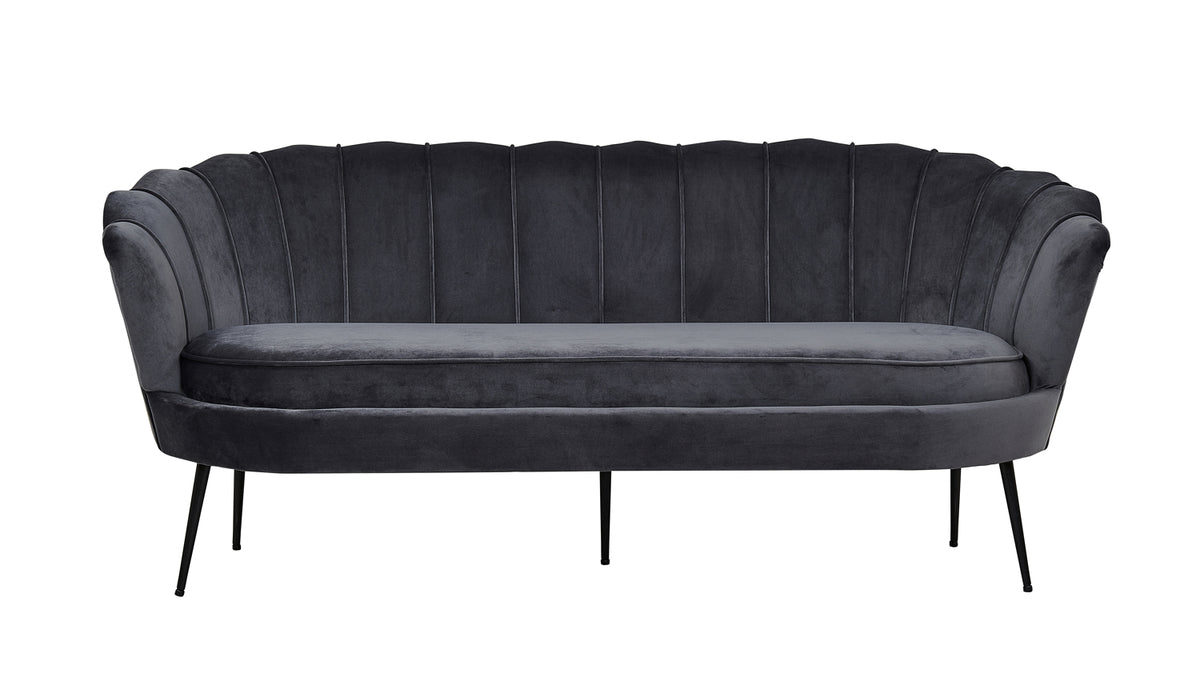 Calais 3-Seat Sofa Dark Grey