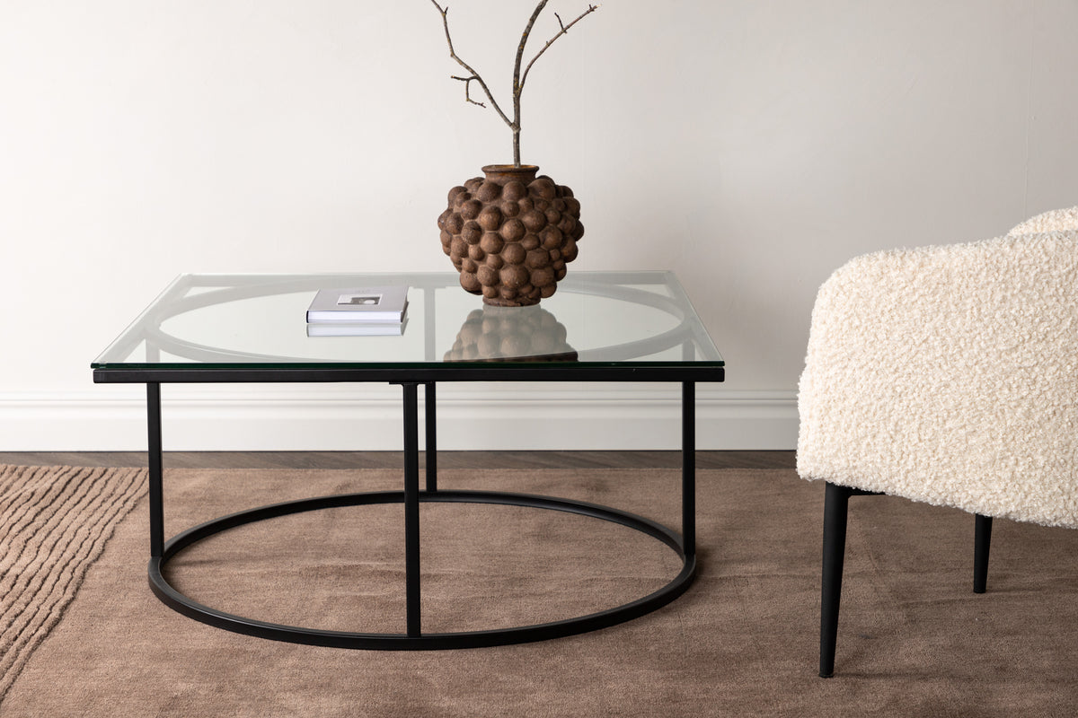 Coffee table 90 x 90 Black