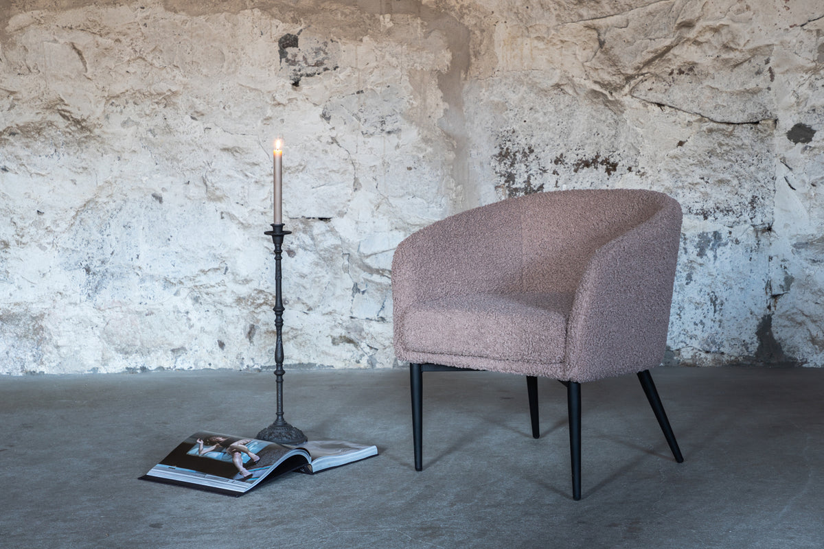 Fluffy Armchair Brown