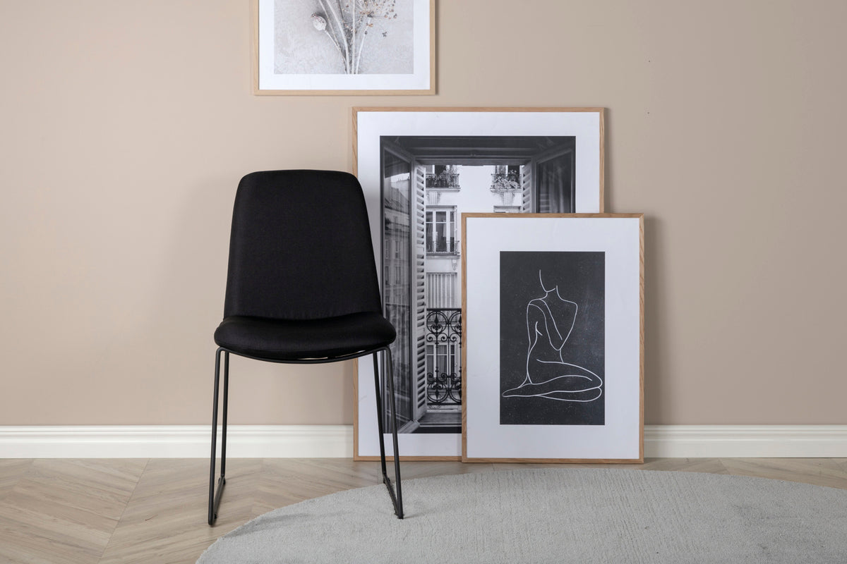 Muce Dining Chair 2-pack Black