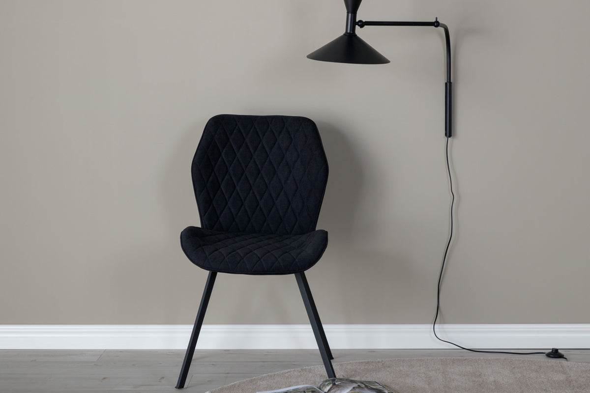 Gemma Dining Chair 2-pack Black