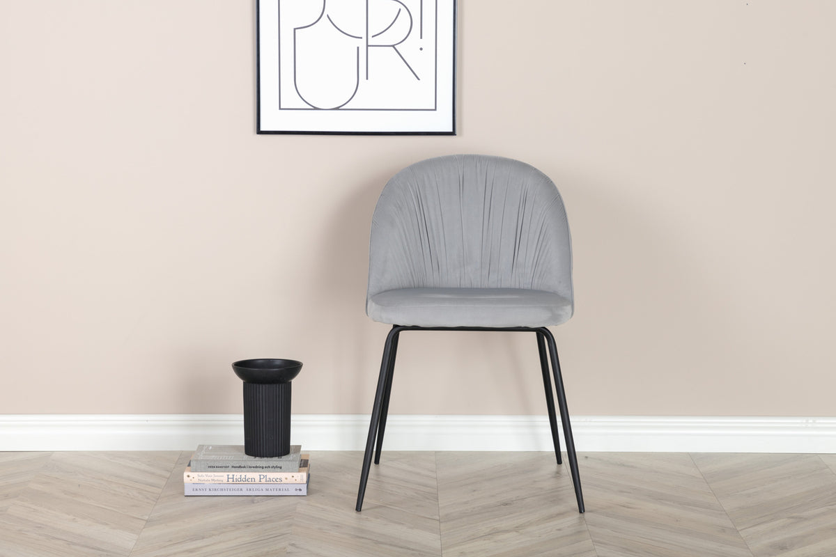Wrinkles Dining Chair 2-pack Grey