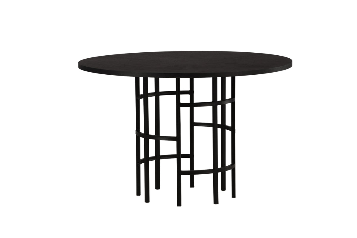 Copenhagen Round Dining Table ⌀115 Black