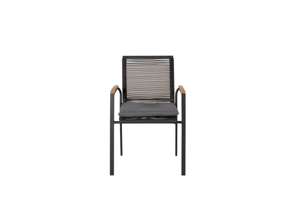 Dallas Dining Chair 2-pack Black