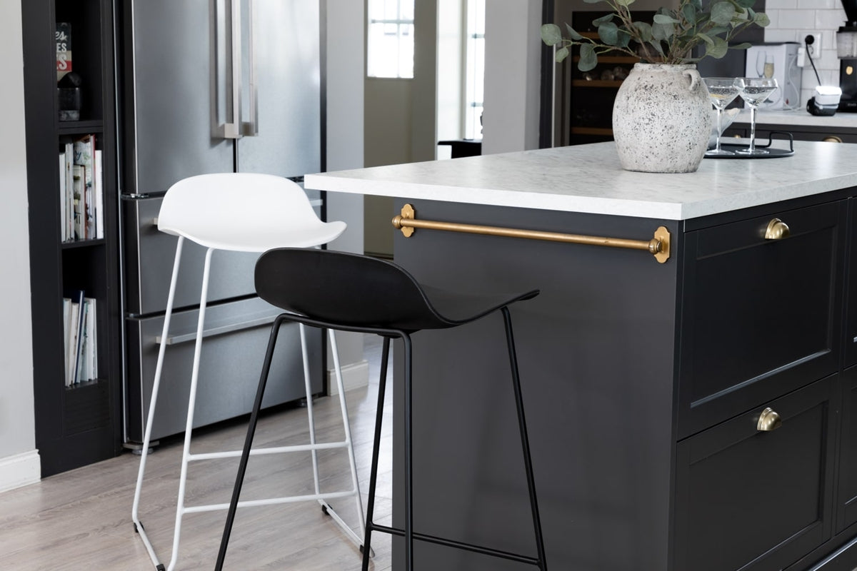 Wave Bar Chair 2-pack White