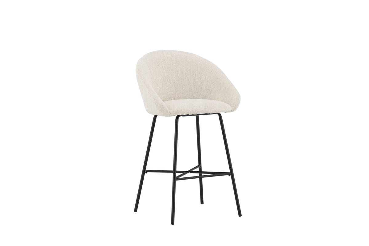 Velvet Bar Chair 2-pack White