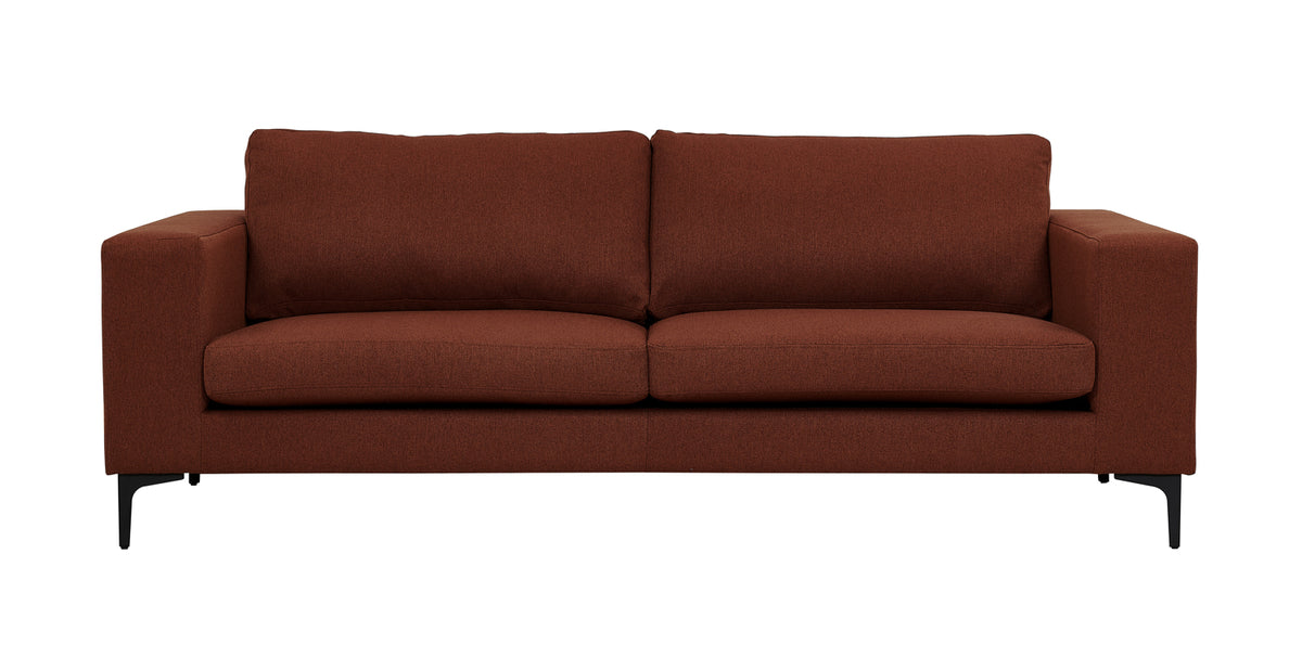 Bolero 3-Seat Sofa Red