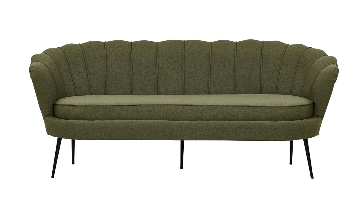 Calais 3-Seat Sofa Green