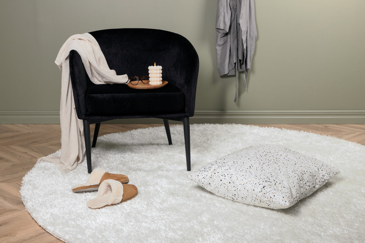 Mattis Round Carpet ⌀200 White