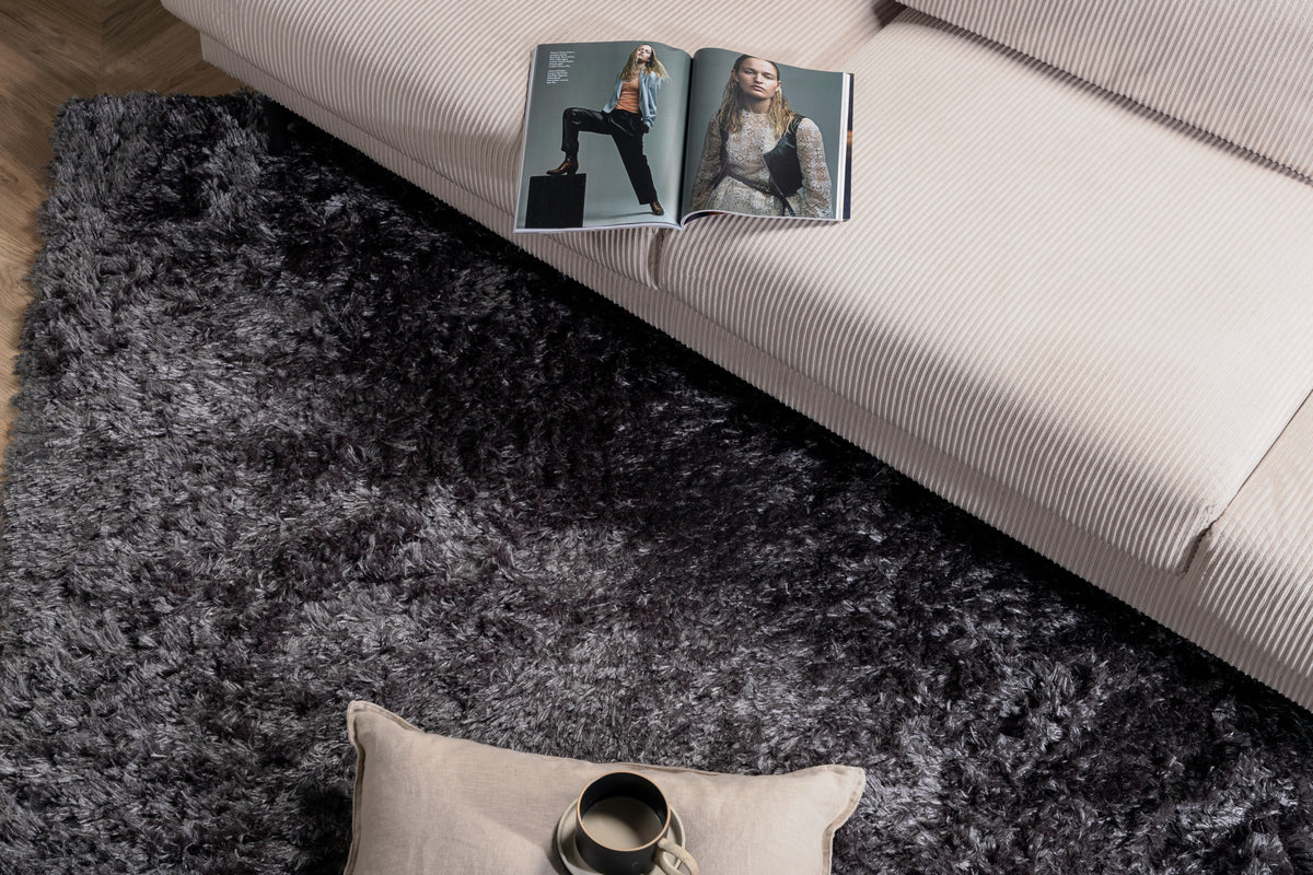 Natta Rectangular Carpet 230 x 160 Dark Grey