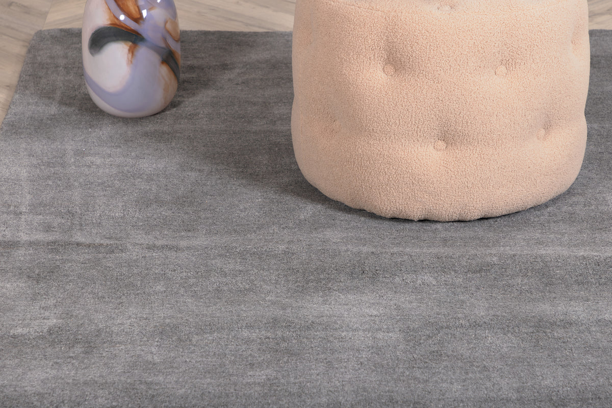 Wool Rectangular Carpet 230 x 160 Grey