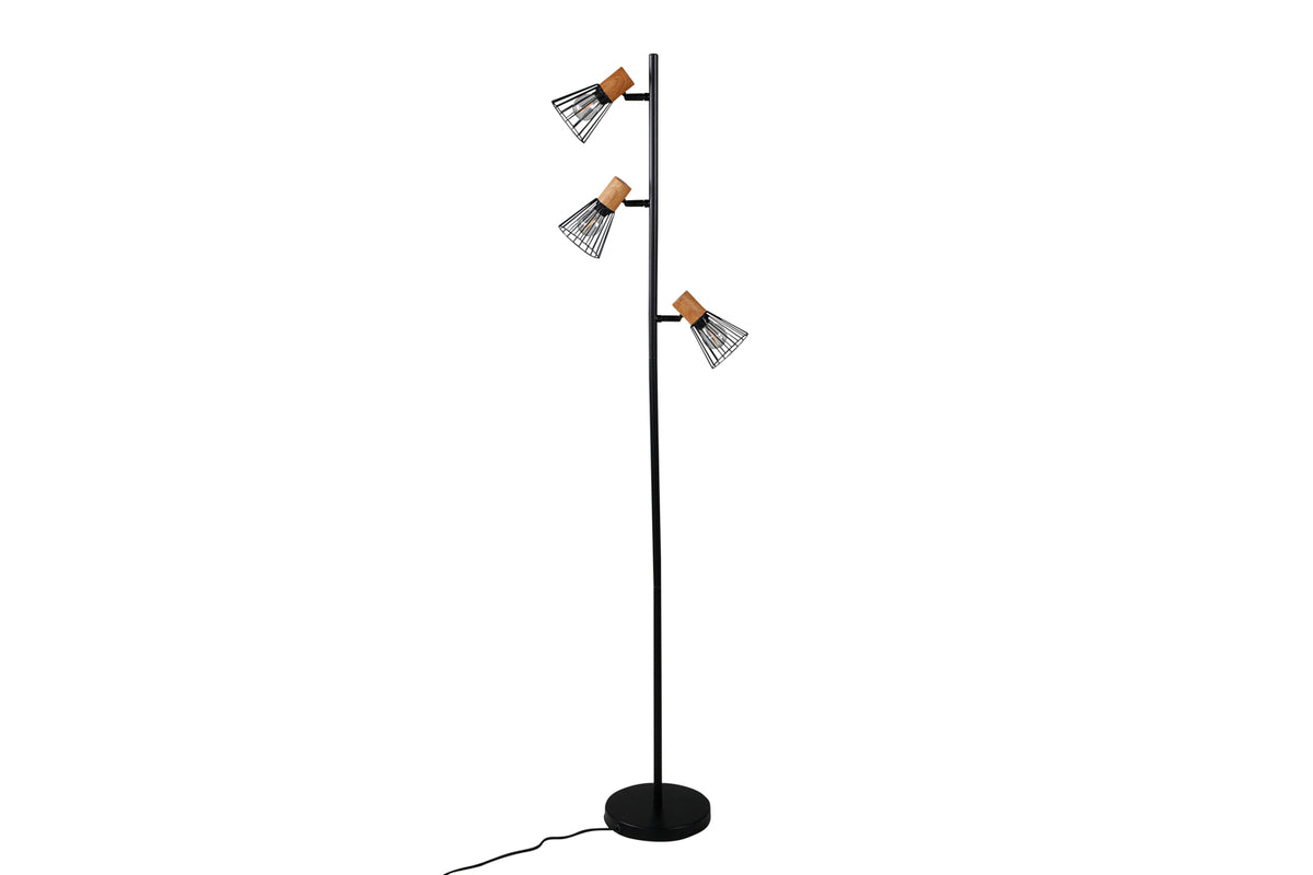 Atticus Floor Lamp Black