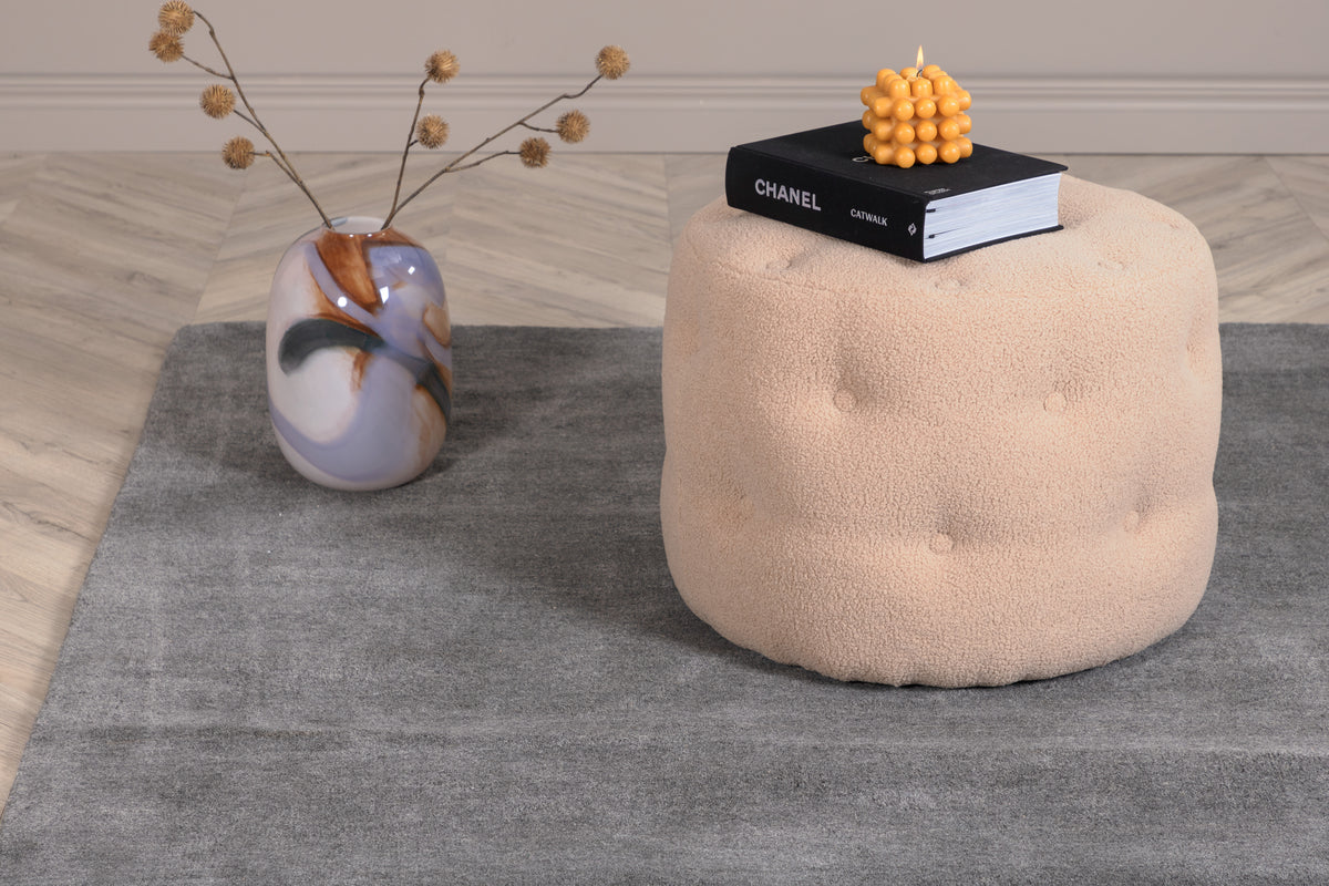 Wool Rectangular Carpet 300 x 200 Grey