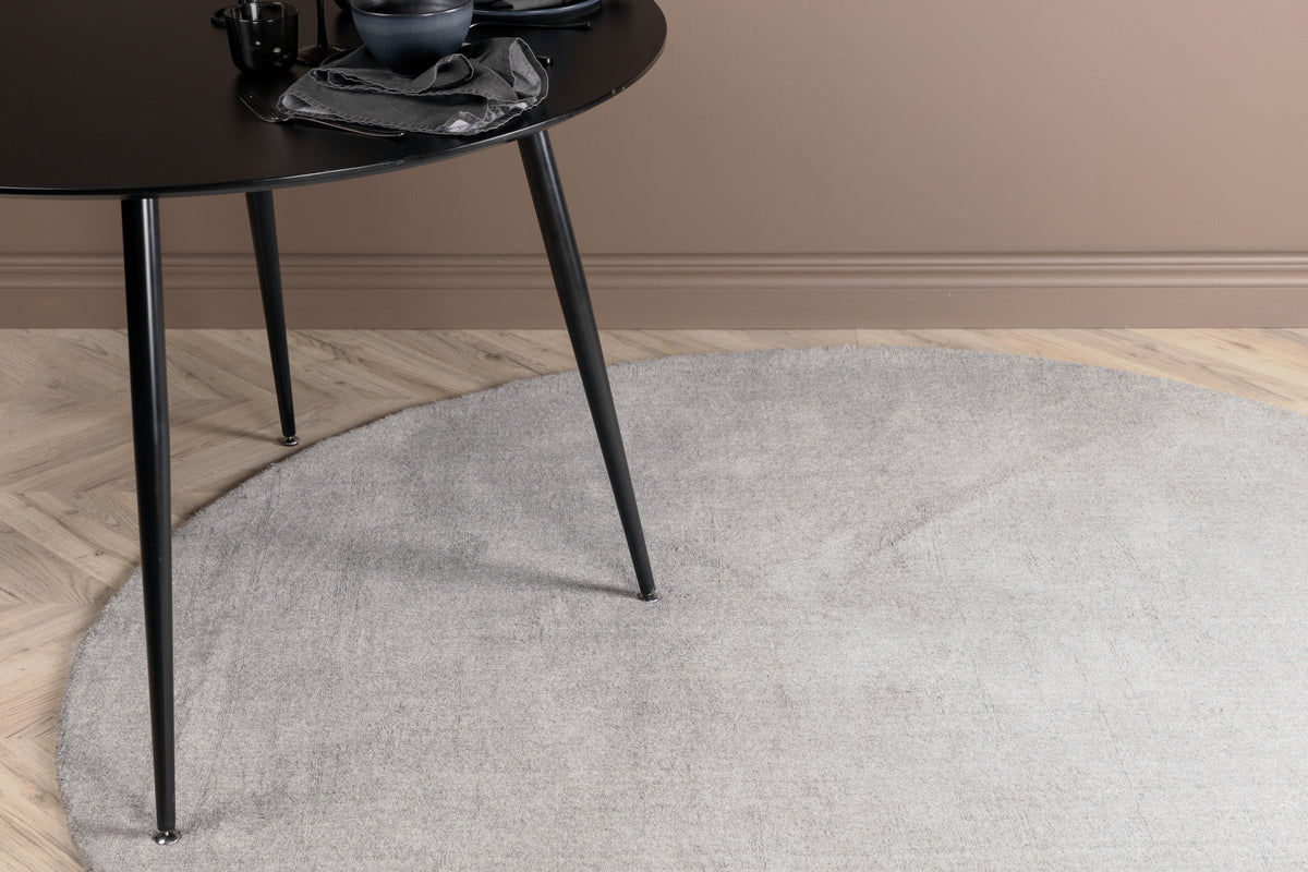Wool Round Carpet ⌀200 Light Grey