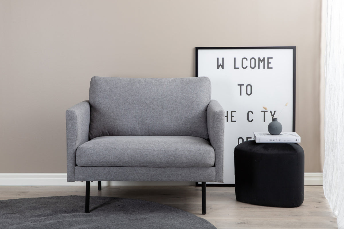 Zoom Armchair Grey