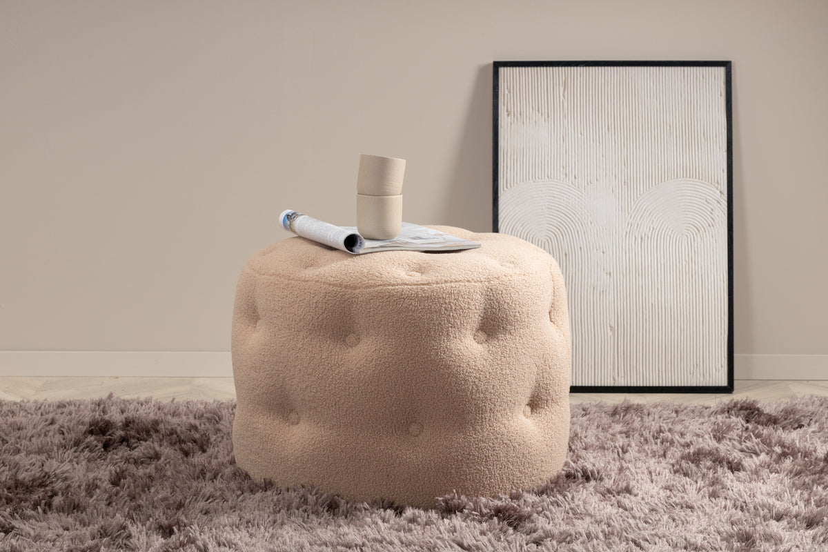 Benjamin Pouf ø55 ⌀55 Beige