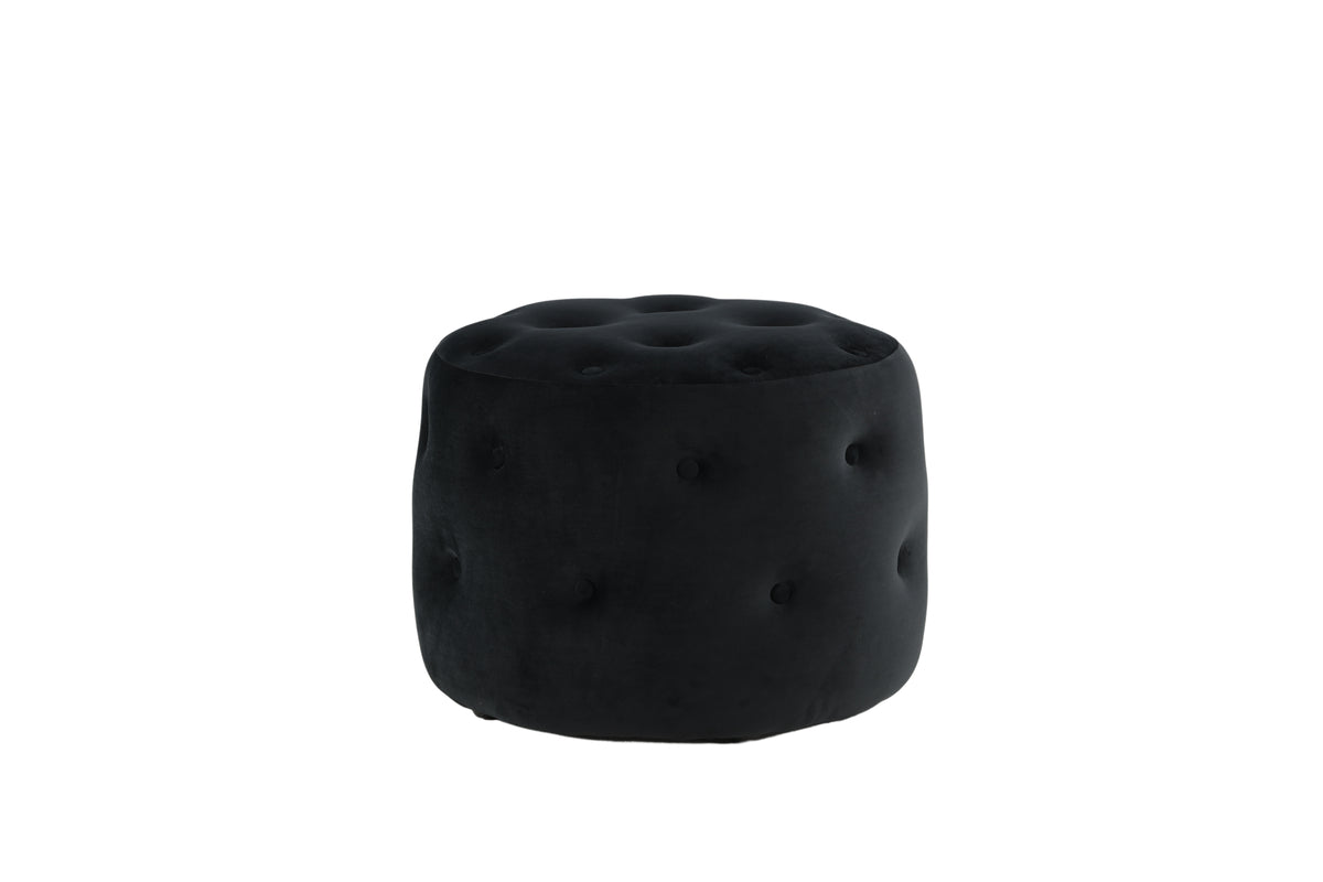 Benjamin Pouf ø55 ⌀55 Black
