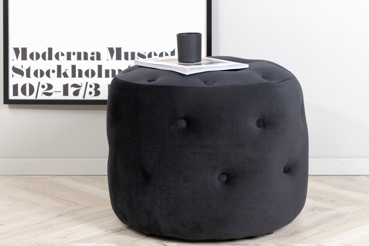 Benjamin Pouf ø55 ⌀55 Black