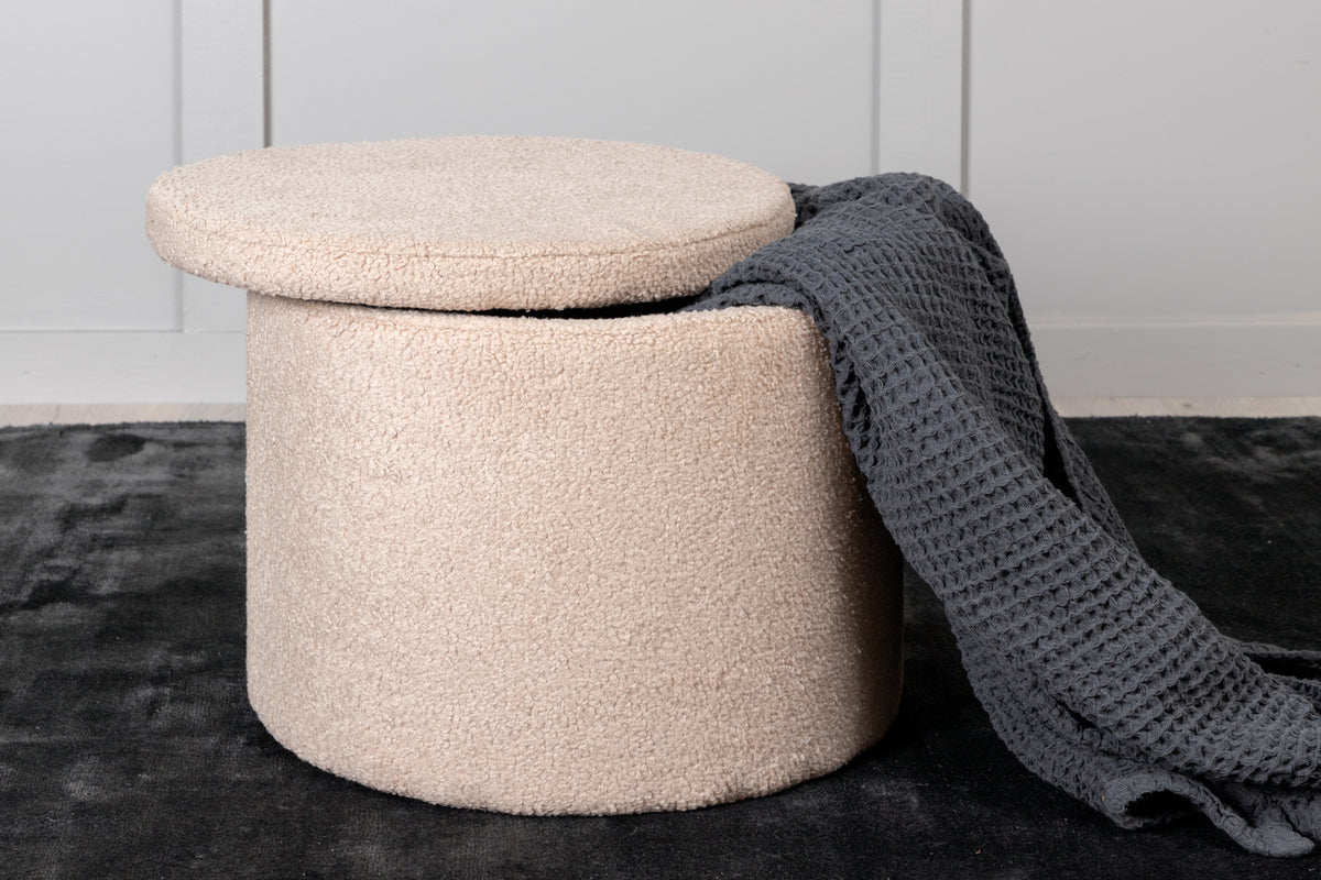 Dunken Pouf ø51 ⌀51 Beige
