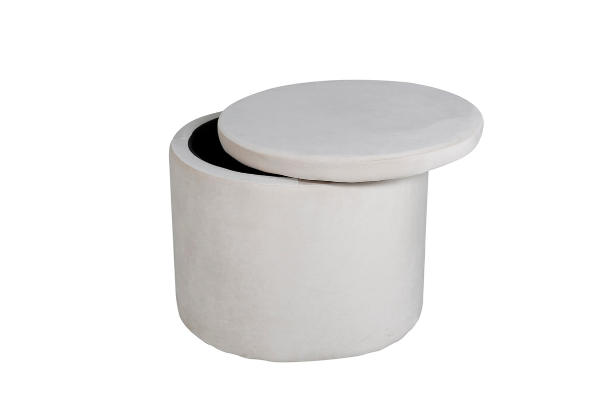 Dunken Pouf ø51 ⌀51 Beige