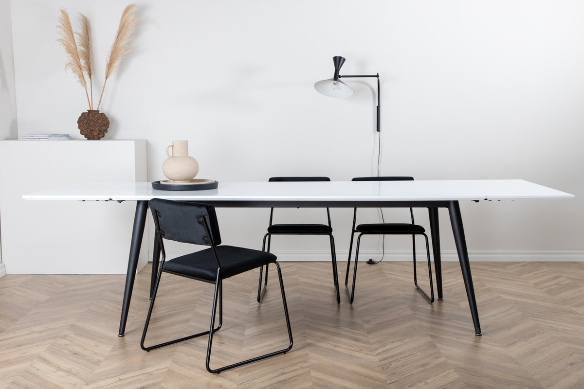 Jimmy Rectangular Dining Table 195 x 90 White