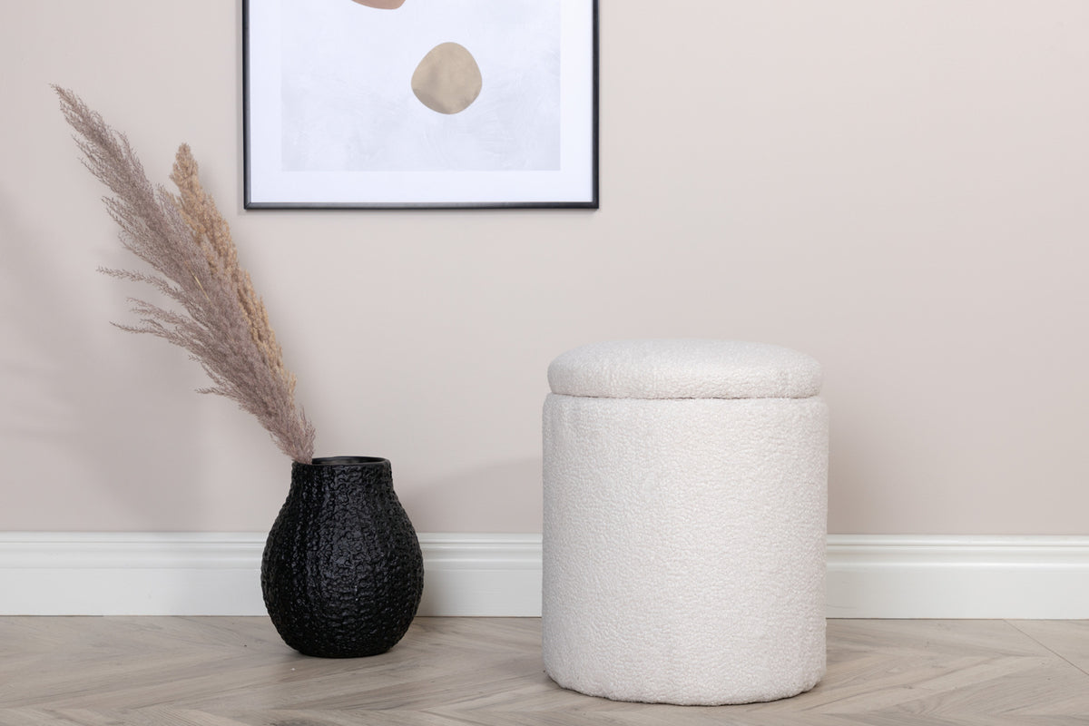 Limpen Pouf ø32 ⌀32 White