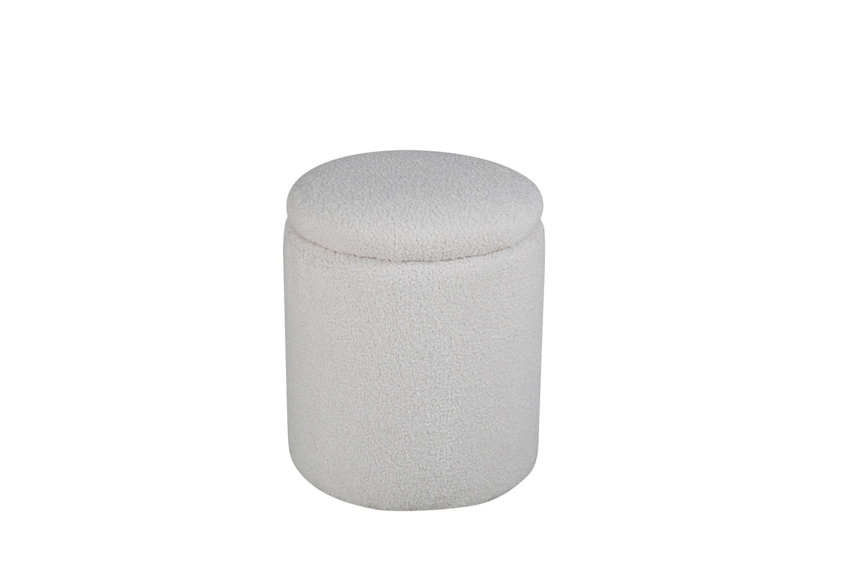 Limpen Pouf ø32 ⌀32 White