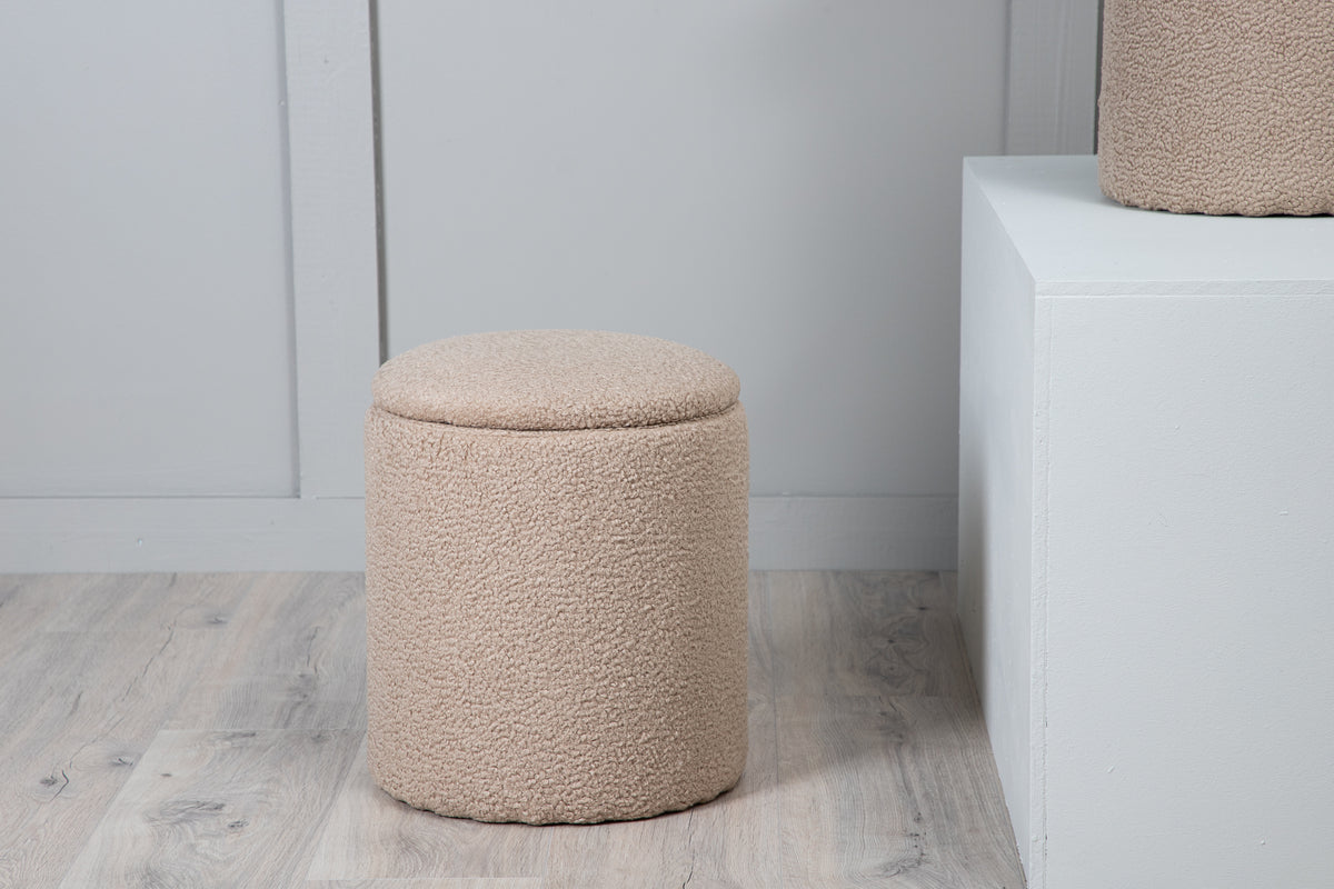 Limpen Pouf ø32 ⌀32 Beige