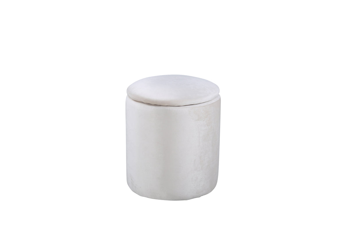 Limpen Pouf ø32 ⌀32 White
