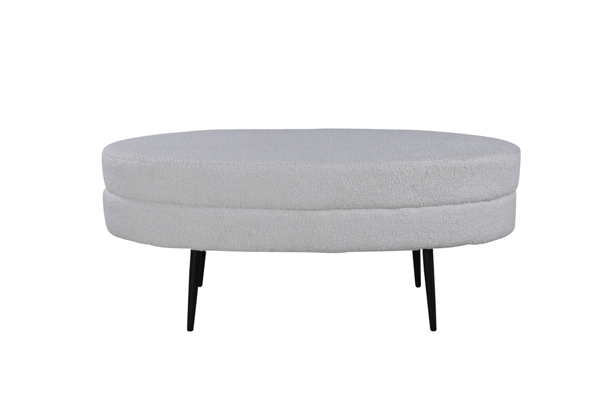 Otto Ottoman 40 x 41 x 100 White