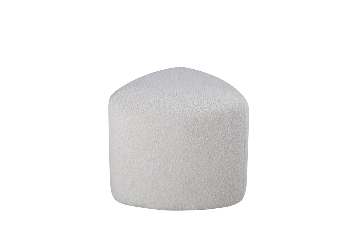 Peg Pouf ø46 ⌀46 White