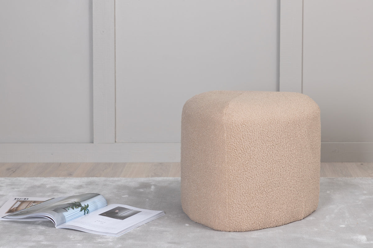 Peg Pouf ø46 ⌀46 Beige