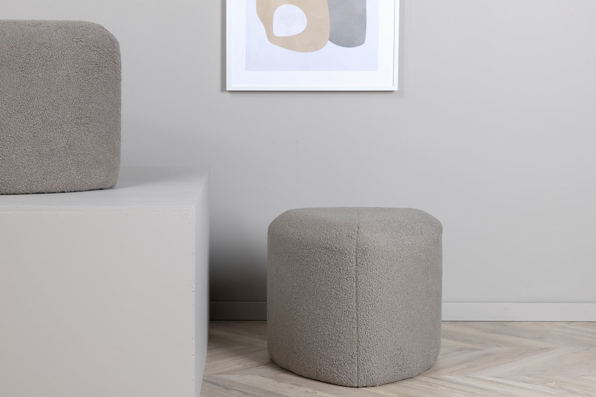 Peg Pouf ø46 ⌀46 Grey