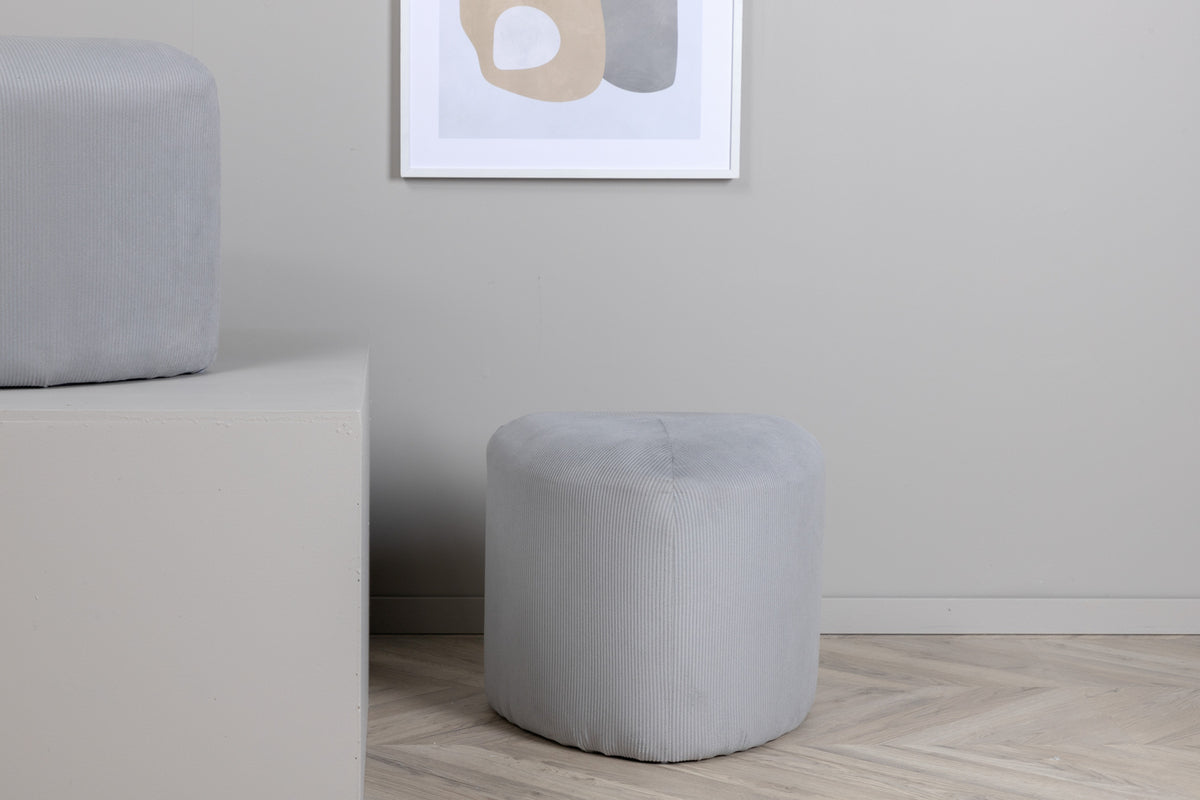 Peg Pouf ø46 ⌀46 Grey