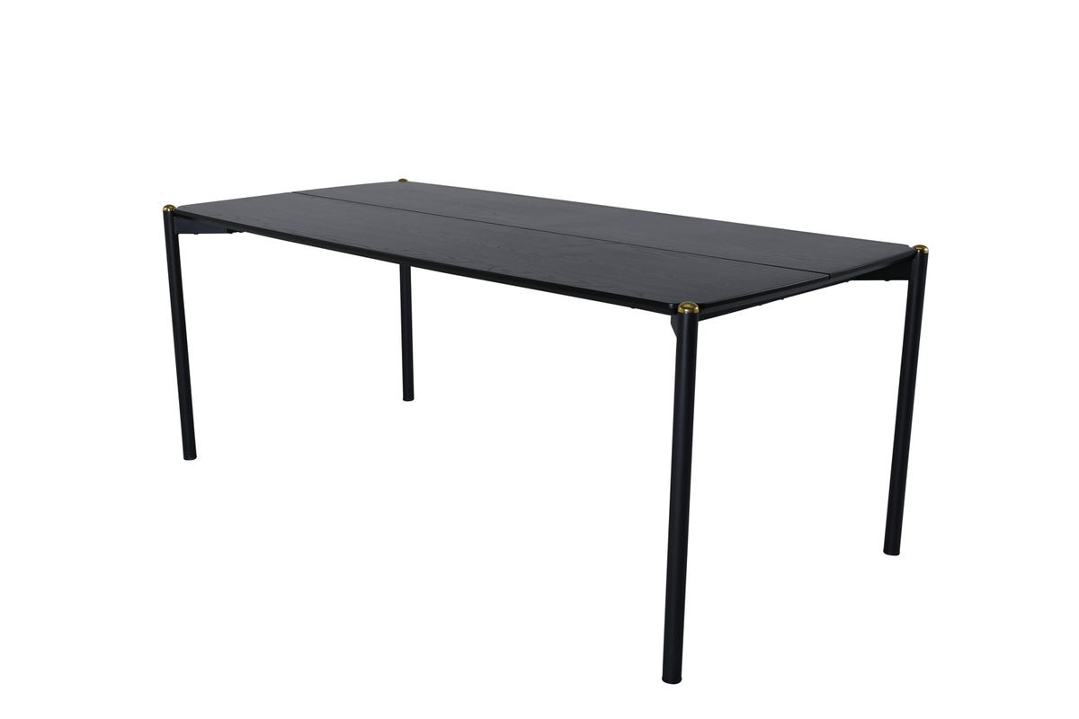Pelle Rectangular Dining Table 190 x 90 Black