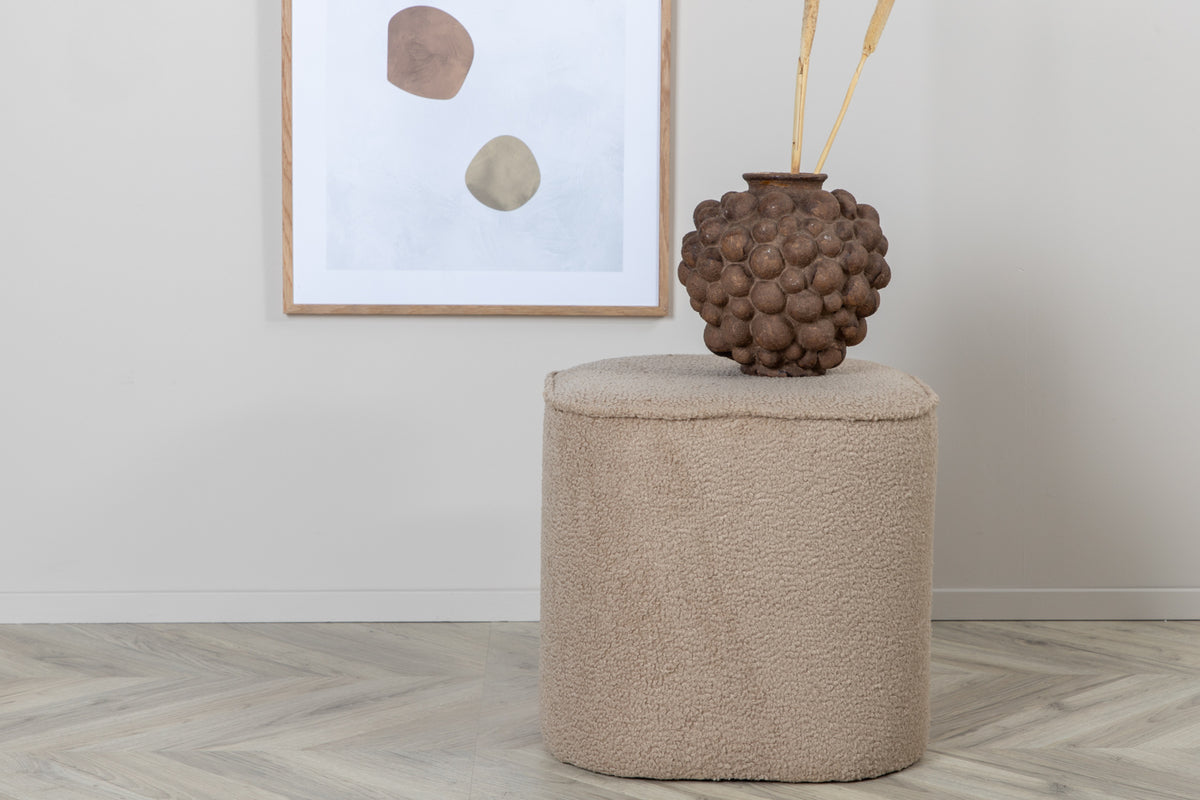 Piff Pouf ø44 ⌀44 Beige